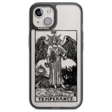 Personalised Temperance Tarot Card - Transparent Custom Phone Case iPhone 12 / Black Impact Case,iPhone 13 / Black Impact Case,iPhone 12 Pro / Black Impact Case,iPhone 14 / Black Impact Case,iPhone 15 Plus / Black Impact Case,iPhone 15 / Black Impact Case Blanc Space