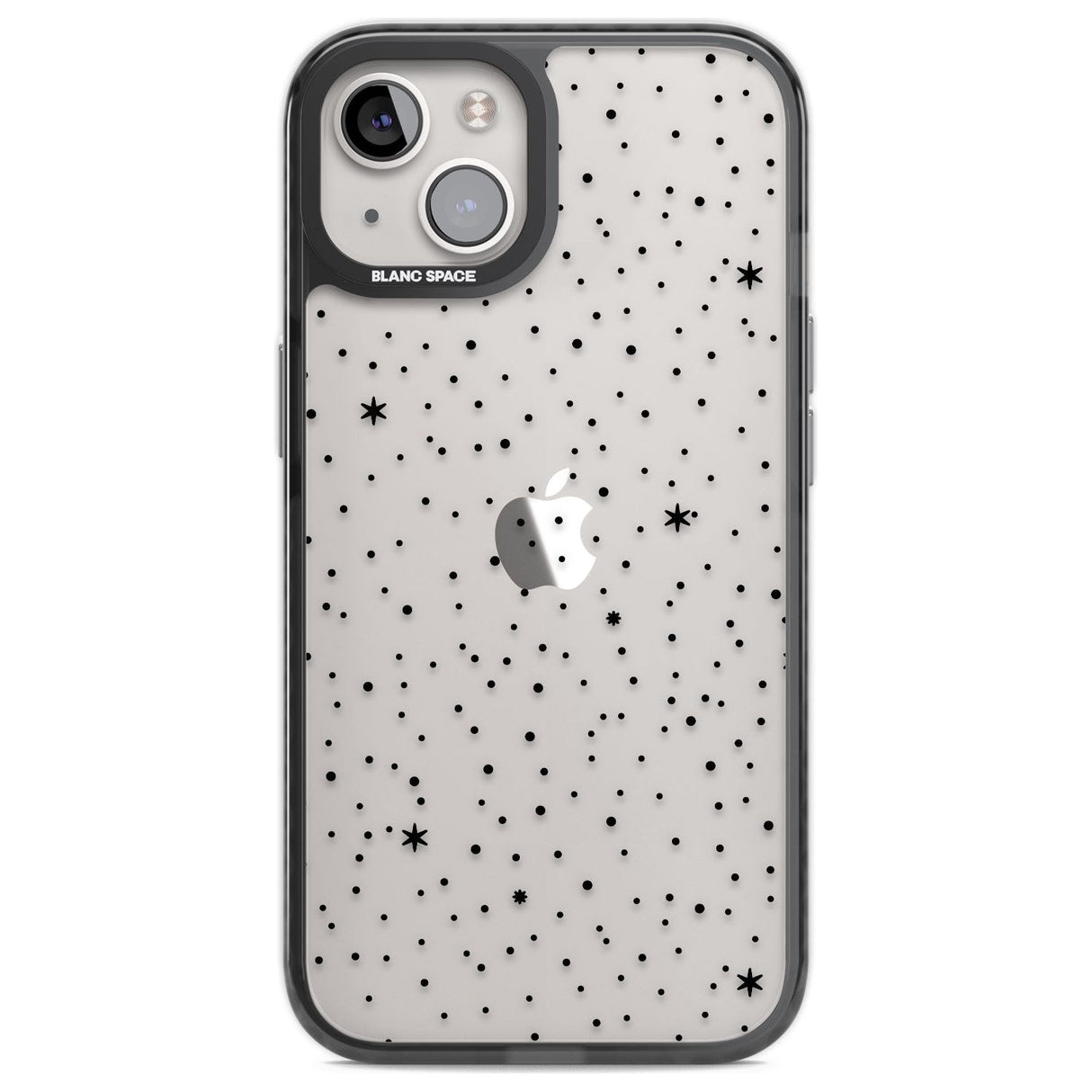 Celestial Starry Sky Phone Case iPhone 12 / Black Impact Case,iPhone 13 / Black Impact Case,iPhone 12 Pro / Black Impact Case,iPhone 14 / Black Impact Case,iPhone 15 Plus / Black Impact Case,iPhone 15 / Black Impact Case Blanc Space