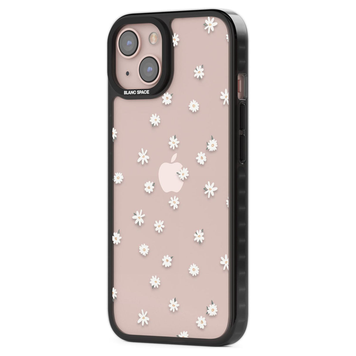 White Stars on Clear Phone Case for iPhone 14