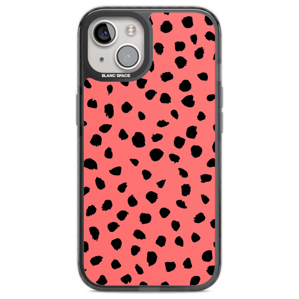 Black Dalmatian Spots On Coral