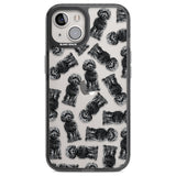 Cockapoo (Black) Watercolour Dog Pattern Phone Case iPhone 12 / Black Impact Case,iPhone 13 / Black Impact Case,iPhone 12 Pro / Black Impact Case,iPhone 14 / Black Impact Case,iPhone 15 Plus / Black Impact Case,iPhone 15 / Black Impact Case Blanc Space