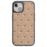 Cavalier King Charles Spaniel Pattern Phone Case iPhone 12 / Black Impact Case,iPhone 13 / Black Impact Case,iPhone 12 Pro / Black Impact Case,iPhone 14 / Black Impact Case,iPhone 15 Plus / Black Impact Case,iPhone 15 / Black Impact Case Blanc Space