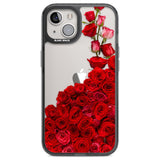 Floral Roses Phone Case iPhone 13 / Black Impact Case,iPhone 14 / Black Impact Case,iPhone 15 / Black Impact Case,iPhone 15 Plus / Black Impact Case Blanc Space