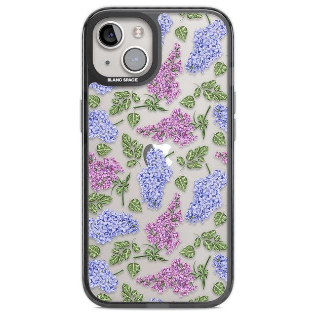 Purple Blossoms Transparent Floral