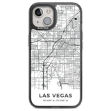 Map of Las Vegas, Nevada Phone Case iPhone 12 / Black Impact Case,iPhone 13 / Black Impact Case,iPhone 12 Pro / Black Impact Case,iPhone 14 / Black Impact Case,iPhone 15 Plus / Black Impact Case,iPhone 15 / Black Impact Case Blanc Space