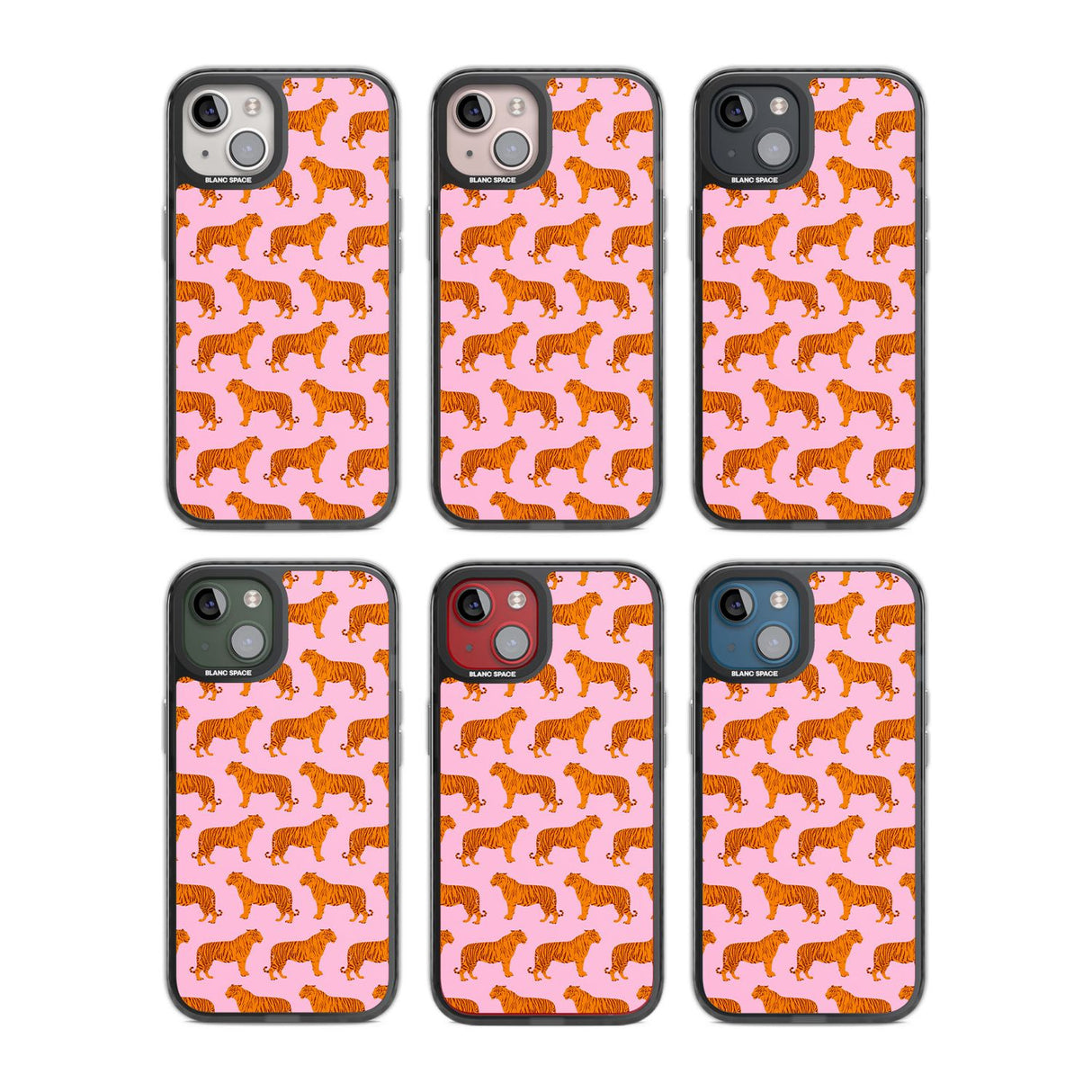 Tigers on Pink Pattern