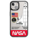 NASA Apollo 11 Phone Case iPhone 13 / Black Impact Case,iPhone 12 Pro / Black Impact Case,iPhone 12 / Black Impact Case,iPhone 14 / Black Impact Case,iPhone 15 Plus / Black Impact Case,iPhone 15 / Black Impact Case Blanc Space