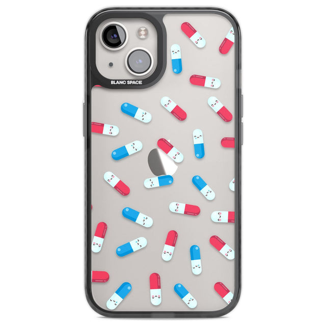 Kawaii Pill PatternPhone Case for iPhone 14