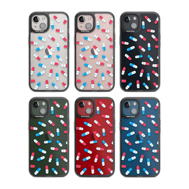 Kawaii Pill PatternPhone Case for iPhone 14