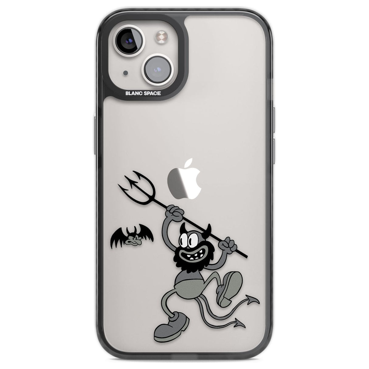 Dancing Devil Phone Case iPhone 13 / Black Impact Case,iPhone 12 Pro / Black Impact Case,iPhone 12 / Black Impact Case,iPhone 14 / Black Impact Case,iPhone 15 Plus / Black Impact Case,iPhone 15 / Black Impact Case Blanc Space