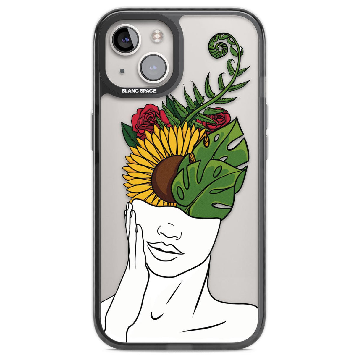 Let The Mind Flourish Phone Case iPhone 12 / Black Impact Case,iPhone 13 / Black Impact Case,iPhone 12 Pro / Black Impact Case,iPhone 14 / Black Impact Case,iPhone 15 Plus / Black Impact Case,iPhone 15 / Black Impact Case Blanc Space