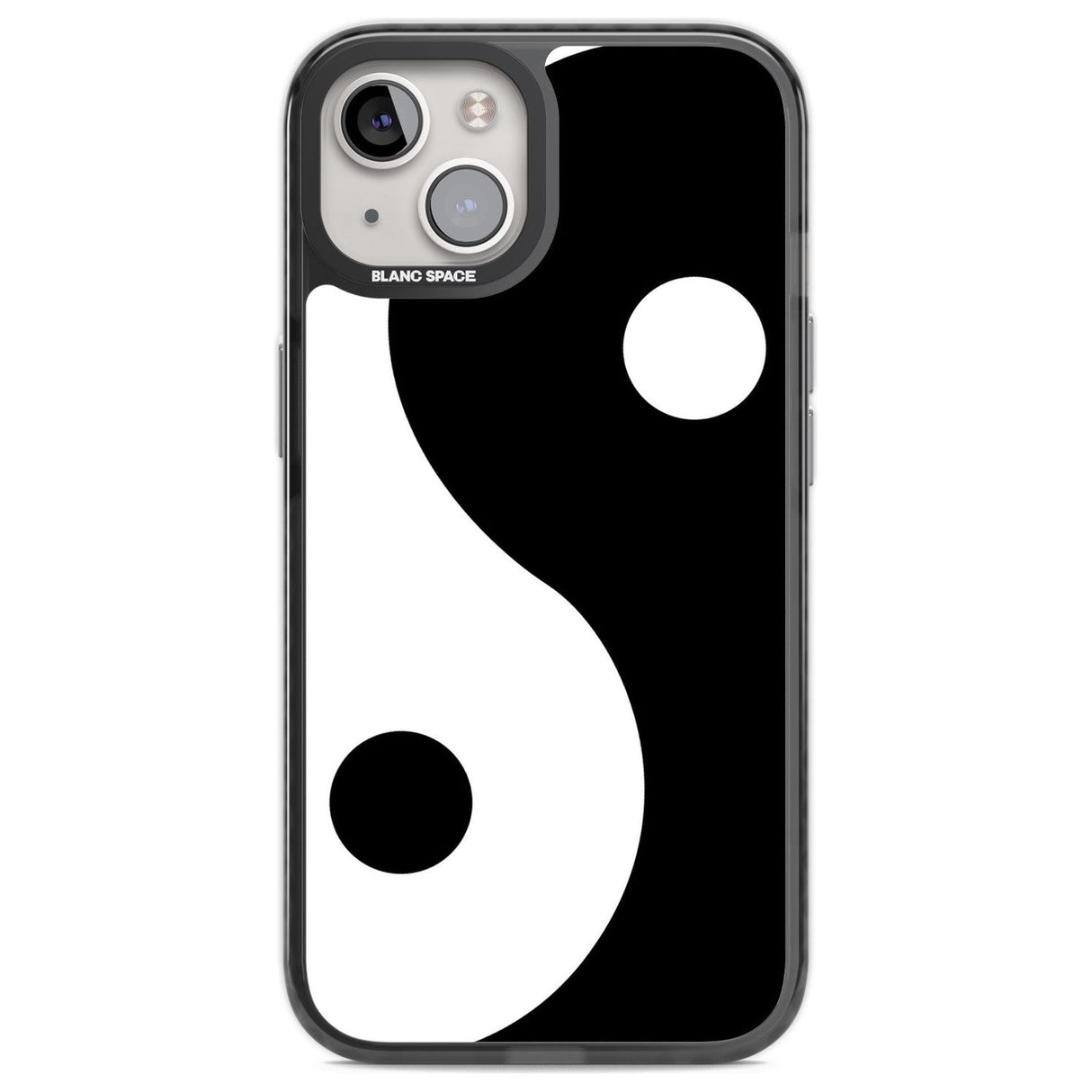 Large Yin Yang Phone Case iPhone 13 / Black Impact Case,iPhone 12 Pro / Black Impact Case,iPhone 12 / Black Impact Case,iPhone 14 / Black Impact Case,iPhone 15 Plus / Black Impact Case,iPhone 15 / Black Impact Case Blanc Space