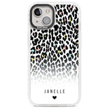 Personalised Pastel Leopard Spots Custom Phone Case iPhone 13 / Impact Case,iPhone 14 / Impact Case,iPhone 15 Plus / Impact Case,iPhone 15 / Impact Case Blanc Space