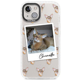 Personalised Abyssinian Cat Photo Custom Phone Case iPhone 13 / Impact Case,iPhone 14 / Impact Case,iPhone 15 Plus / Impact Case,iPhone 15 / Impact Case Blanc Space