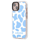 Personalised Blue and White Cow Print Custom Phone Case iPhone 15 Pro Max / Black Impact Case,iPhone 15 Plus / Black Impact Case,iPhone 15 Pro / Black Impact Case,iPhone 15 / Black Impact Case,iPhone 15 Pro Max / Impact Case,iPhone 15 Plus / Impact Case,iPhone 15 Pro / Impact Case,iPhone 15 / Impact Case,iPhone 15 Pro Max / Magsafe Black Impact Case,iPhone 15 Plus / Magsafe Black Impact Case,iPhone 15 Pro / Magsafe Black Impact Case,iPhone 15 / Magsafe Black Impact Case,iPhone 14 Pro Max / Black Impact Case