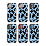 Personalised Blue and Black Cow Print Custom Phone Case iPhone 15 Pro Max / Black Impact Case,iPhone 15 Plus / Black Impact Case,iPhone 15 Pro / Black Impact Case,iPhone 15 / Black Impact Case,iPhone 15 Pro Max / Impact Case,iPhone 15 Plus / Impact Case,iPhone 15 Pro / Impact Case,iPhone 15 / Impact Case,iPhone 15 Pro Max / Magsafe Black Impact Case,iPhone 15 Plus / Magsafe Black Impact Case,iPhone 15 Pro / Magsafe Black Impact Case,iPhone 15 / Magsafe Black Impact Case,iPhone 14 Pro Max / Black Impact Case