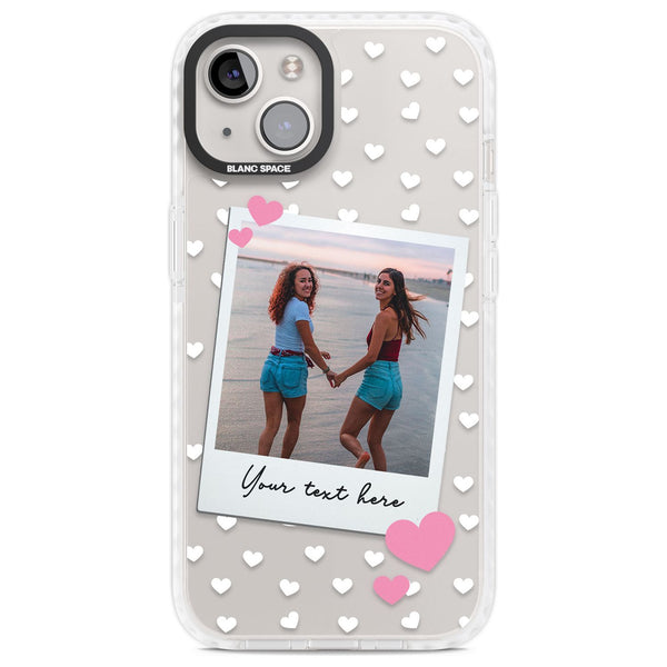 Personalised Hearts Instant Camera Photo