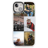 Personalised 6 Photo Grid Custom Phone Case iPhone 13 / Impact Case,iPhone 14 / Impact Case,iPhone 15 Plus / Impact Case,iPhone 15 / Impact Case Blanc Space