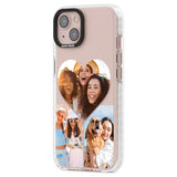 Personalised Heart Photo GridPhone Case for iPhone 14