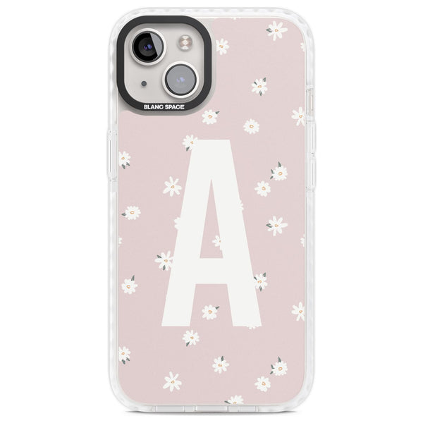 Personalised Pink Daisy Initial