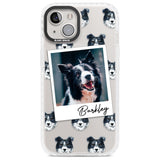 Personalised Border Collie - Dog Photo Custom Phone Case iPhone 13 / Impact Case,iPhone 14 / Impact Case,iPhone 15 Plus / Impact Case,iPhone 15 / Impact Case Blanc Space