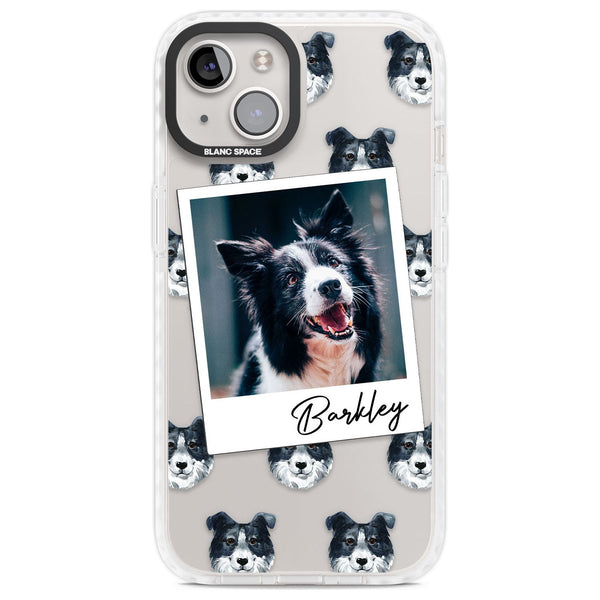 Personalised Border Collie Instant Camera Photo