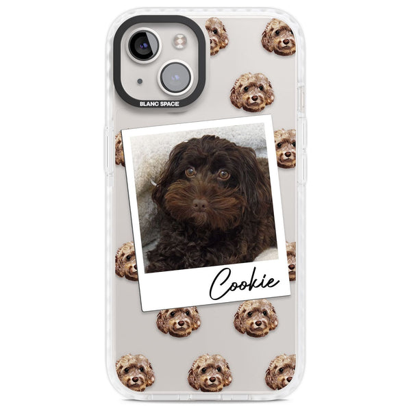Personalised Brown Cockapoo Instant Camera Photo