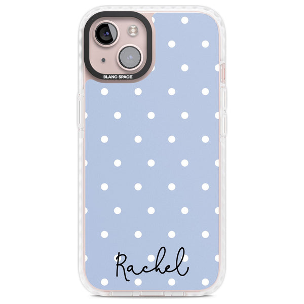 Personalised Powder Blue Dots