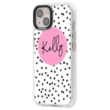 Personalised Pink Circle & Dots Custom Phone Case iPhone 15 Pro Max / Black Impact Case,iPhone 15 Plus / Black Impact Case,iPhone 15 Pro / Black Impact Case,iPhone 15 / Black Impact Case,iPhone 15 Pro Max / Impact Case,iPhone 15 Plus / Impact Case,iPhone 15 Pro / Impact Case,iPhone 15 / Impact Case,iPhone 15 Pro Max / Magsafe Black Impact Case,iPhone 15 Plus / Magsafe Black Impact Case,iPhone 15 Pro / Magsafe Black Impact Case,iPhone 15 / Magsafe Black Impact Case,iPhone 14 Pro Max / Black Impact Case,iPhon