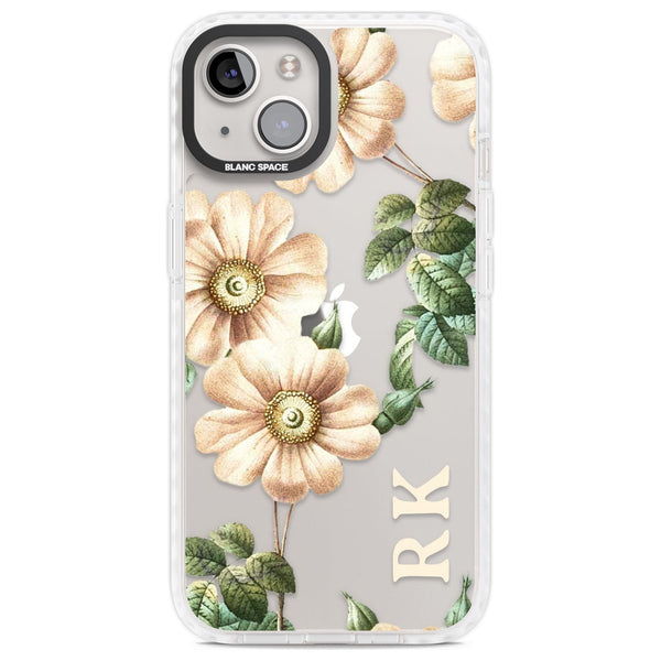 Personalised Vintage Floral Anemone