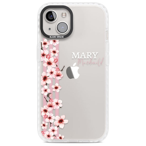 Personalised Cherry Blossom Stripe