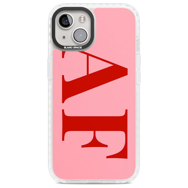 Personalised Red & Pink Letters