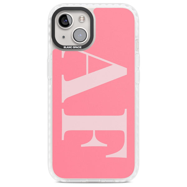 Personalised Light & Dark Pink Letters