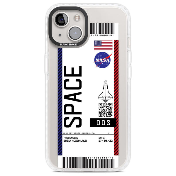 Personalised Nasa Boarding Pass (Light)