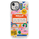 Personalised Nostalgia Sticker Mix #2 Custom Phone Case iPhone 13 / Impact Case,iPhone 14 / Impact Case,iPhone 15 Plus / Impact Case,iPhone 15 / Impact Case Blanc Space