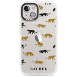 Personalised Jaguar Pattern on Transparent Custom Phone Case iPhone 13 / Impact Case,iPhone 14 / Impact Case,iPhone 15 Plus / Impact Case,iPhone 15 / Impact Case Blanc Space