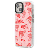 Personalised Red Tiger Outlines on Pink Custom Phone Case iPhone 15 Pro Max / Black Impact Case,iPhone 15 Plus / Black Impact Case,iPhone 15 Pro / Black Impact Case,iPhone 15 / Black Impact Case,iPhone 15 Pro Max / Impact Case,iPhone 15 Plus / Impact Case,iPhone 15 Pro / Impact Case,iPhone 15 / Impact Case,iPhone 15 Pro Max / Magsafe Black Impact Case,iPhone 15 Plus / Magsafe Black Impact Case,iPhone 15 Pro / Magsafe Black Impact Case,iPhone 15 / Magsafe Black Impact Case,iPhone 14 Pro Max / Black Impact Ca