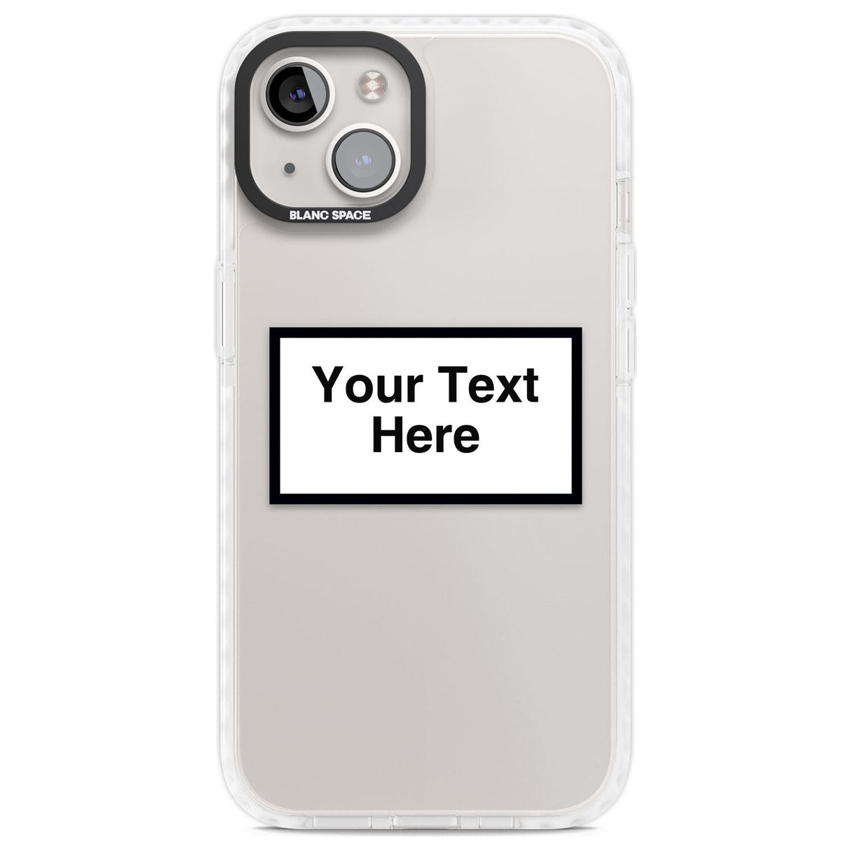 Personalised Create your own Warning Label Phone Case for iPhone 14