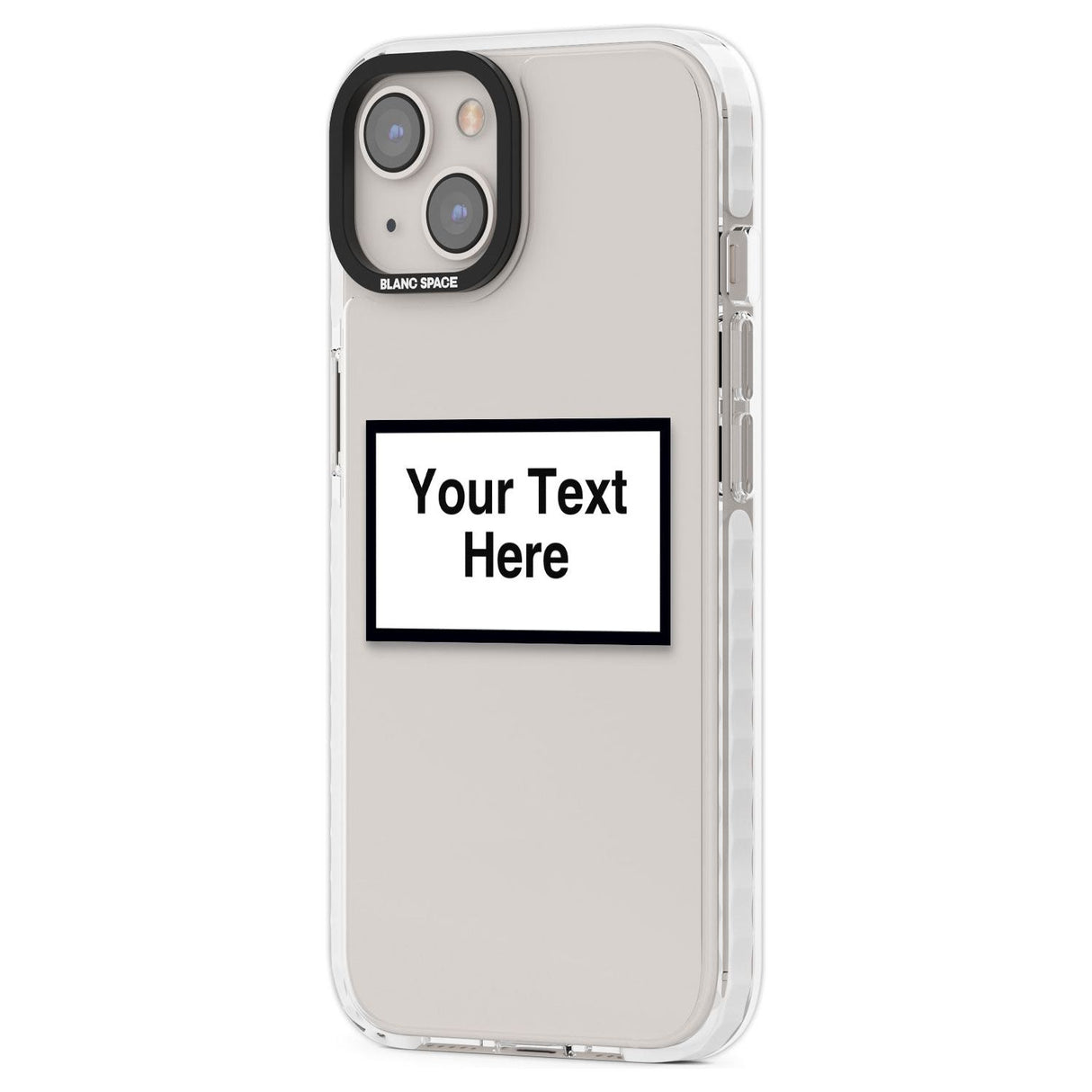 Personalised Create your own Warning Label Phone Case for iPhone 14