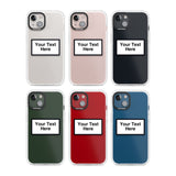 Personalised Create your own Warning Label Phone Case for iPhone 14