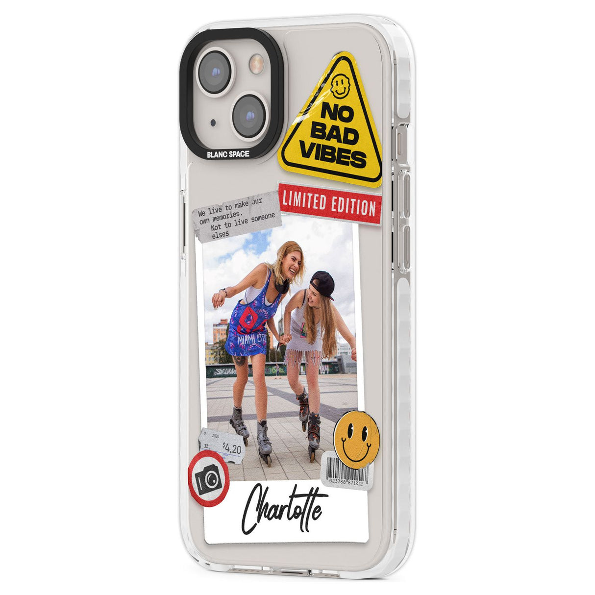 Personalised Snake Instant PhotoPhone Case for iPhone 14