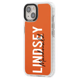 Personalised Bold Name: Orange Custom Phone Case iPhone 15 Pro Max / Black Impact Case,iPhone 15 Plus / Black Impact Case,iPhone 15 Pro / Black Impact Case,iPhone 15 / Black Impact Case,iPhone 15 Pro Max / Impact Case,iPhone 15 Plus / Impact Case,iPhone 15 Pro / Impact Case,iPhone 15 / Impact Case,iPhone 15 Pro Max / Magsafe Black Impact Case,iPhone 15 Plus / Magsafe Black Impact Case,iPhone 15 Pro / Magsafe Black Impact Case,iPhone 15 / Magsafe Black Impact Case,iPhone 14 Pro Max / Black Impact Case,iPhone