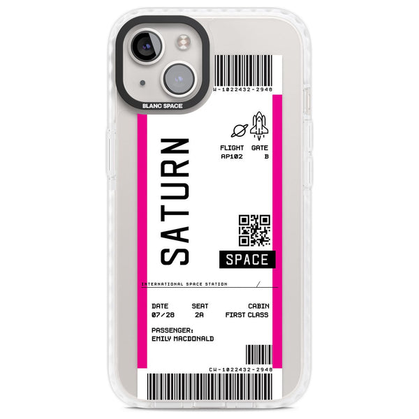 Personalised Saturn Travel Ticket