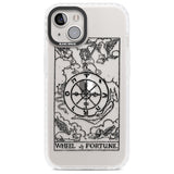 Personalised Wheel of Fortune Tarot Card - Transparent Custom Phone Case iPhone 13 / Impact Case,iPhone 14 / Impact Case,iPhone 15 Plus / Impact Case,iPhone 15 / Impact Case Blanc Space