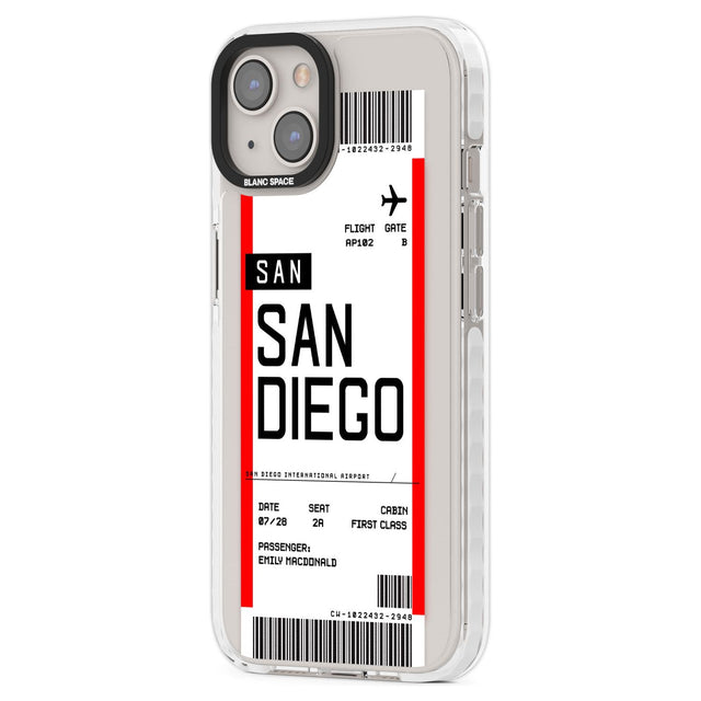 Personalised San Diego Boarding Pass Custom Phone Case iPhone 15 Pro Max / Black Impact Case,iPhone 15 Plus / Black Impact Case,iPhone 15 Pro / Black Impact Case,iPhone 15 / Black Impact Case,iPhone 15 Pro Max / Impact Case,iPhone 15 Plus / Impact Case,iPhone 15 Pro / Impact Case,iPhone 15 / Impact Case,iPhone 15 Pro Max / Magsafe Black Impact Case,iPhone 15 Plus / Magsafe Black Impact Case,iPhone 15 Pro / Magsafe Black Impact Case,iPhone 15 / Magsafe Black Impact Case,iPhone 14 Pro Max / Black Impact Case,