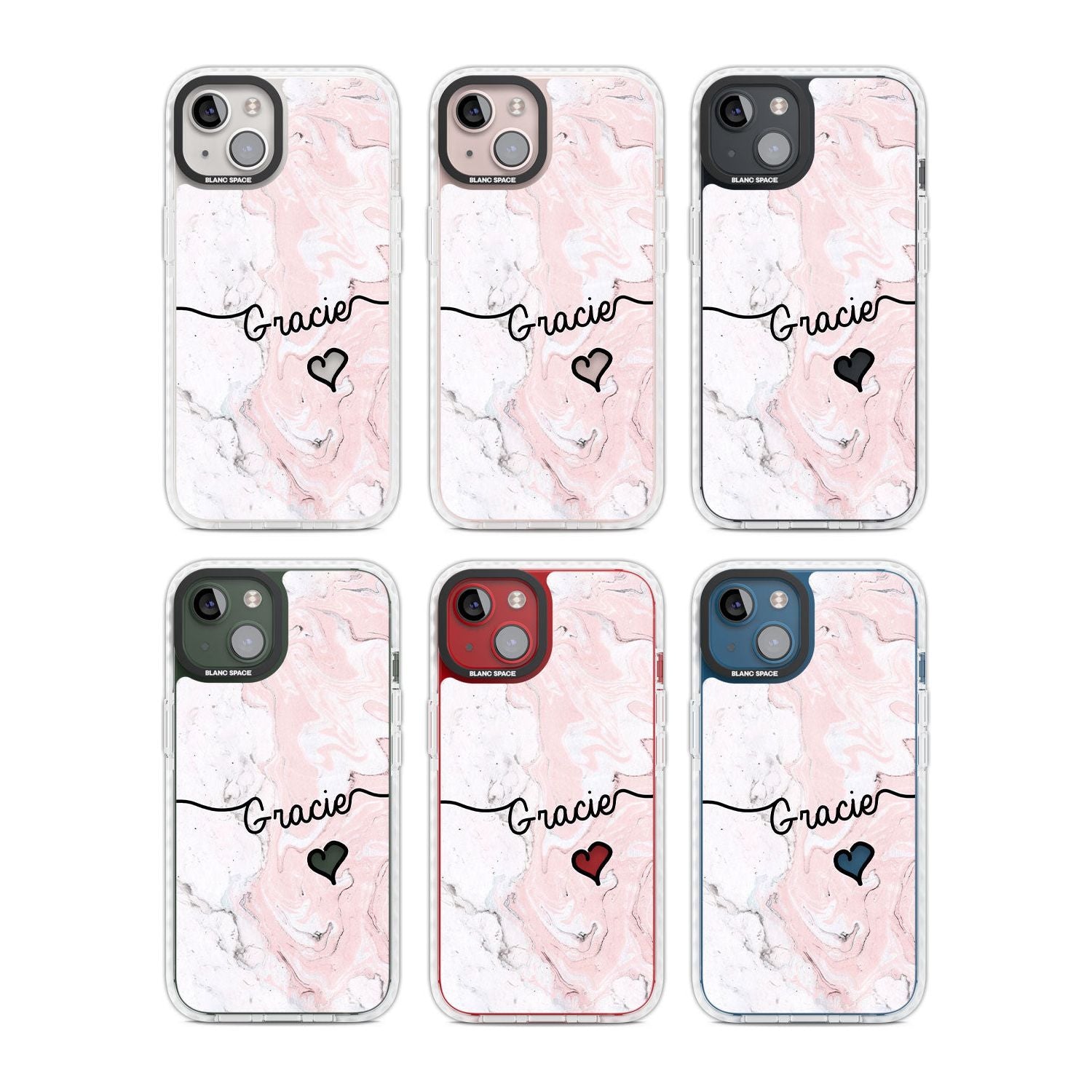 Personalised Pink Marble