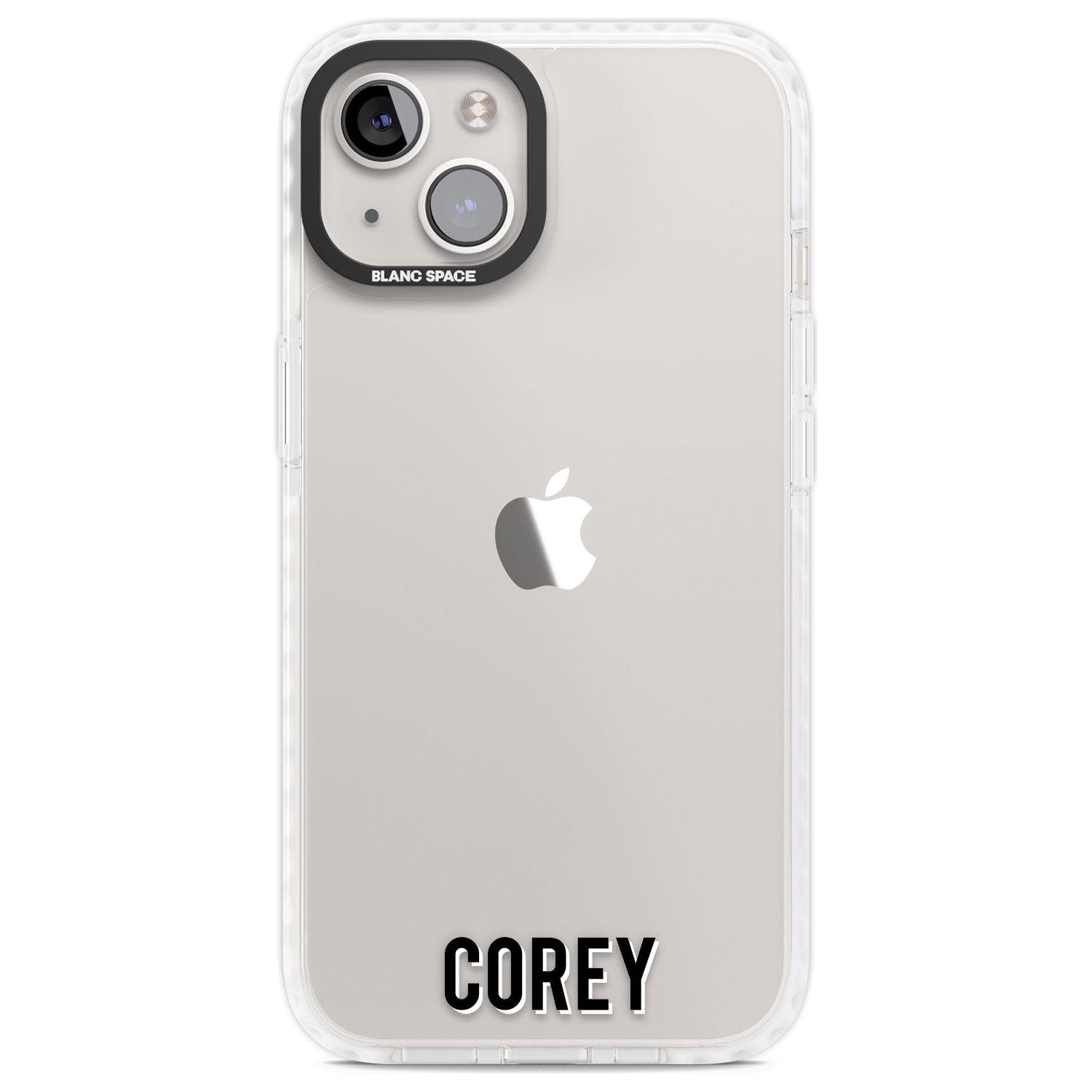 Personalised Clear Text  2A Custom Phone Case iPhone 13 / Impact Case,iPhone 14 / Impact Case,iPhone 15 Plus / Impact Case,iPhone 15 / Impact Case Blanc Space