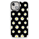 White Daisy Pattern (Black)