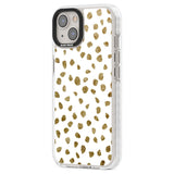 Gold Look on White Dalmatian Polka Dot Spots Phone Case iPhone 15 Pro Max / Black Impact Case,iPhone 15 Plus / Black Impact Case,iPhone 15 Pro / Black Impact Case,iPhone 15 / Black Impact Case,iPhone 15 Pro Max / Impact Case,iPhone 15 Plus / Impact Case,iPhone 15 Pro / Impact Case,iPhone 15 / Impact Case,iPhone 15 Pro Max / Magsafe Black Impact Case,iPhone 15 Plus / Magsafe Black Impact Case,iPhone 15 Pro / Magsafe Black Impact Case,iPhone 15 / Magsafe Black Impact Case,iPhone 14 Pro Max / Black Impact Case