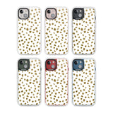 Gold Look on White Dalmatian Polka Dot Spots Phone Case iPhone 15 Pro Max / Black Impact Case,iPhone 15 Plus / Black Impact Case,iPhone 15 Pro / Black Impact Case,iPhone 15 / Black Impact Case,iPhone 15 Pro Max / Impact Case,iPhone 15 Plus / Impact Case,iPhone 15 Pro / Impact Case,iPhone 15 / Impact Case,iPhone 15 Pro Max / Magsafe Black Impact Case,iPhone 15 Plus / Magsafe Black Impact Case,iPhone 15 Pro / Magsafe Black Impact Case,iPhone 15 / Magsafe Black Impact Case,iPhone 14 Pro Max / Black Impact Case